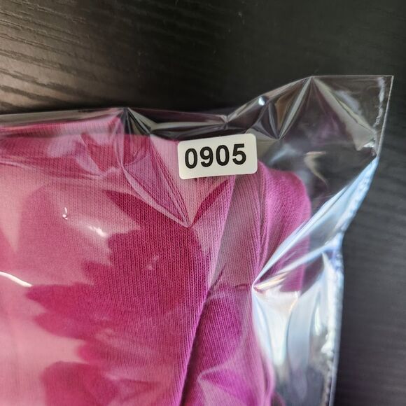 Michael Stars Magenta V-Neck Short Sleeve Tee | Size OS - Picture 8 of 8